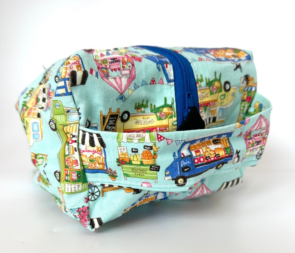 Small Box Bag | Cats | Japanese Fabrics from Japan, Bags Made in Alberta, Canada