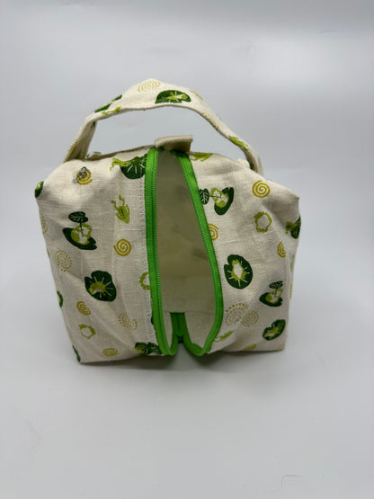 Small Box Bag | Japanese Motifs | Bags Made in Alberta, Canada, from Japanese Fabrics