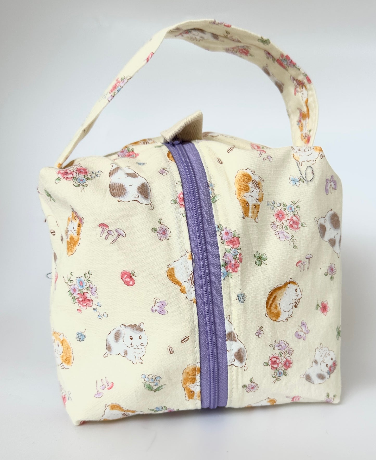 Small Box Bag | All the Other Animals | Project and Makeup Bags Made in Alberta, Canada, from Hand-Selected Japanese Fabrics