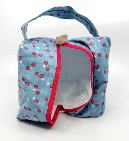 Small Box Bag | Food | Project or Makeup Bags Made from Hand-Selected Japanese Fabrics