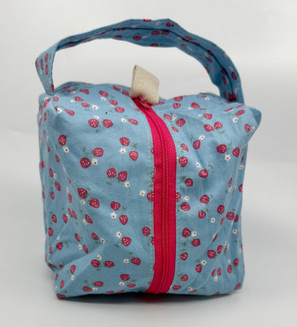 Small Box Bag | Food | Project or Makeup Bags Made from Hand-Selected Japanese Fabrics