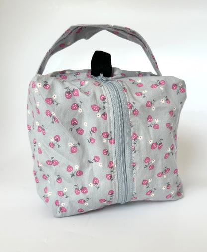 Small Box Bag | Food | Project or Makeup Bags Made from Hand-Selected Japanese Fabrics