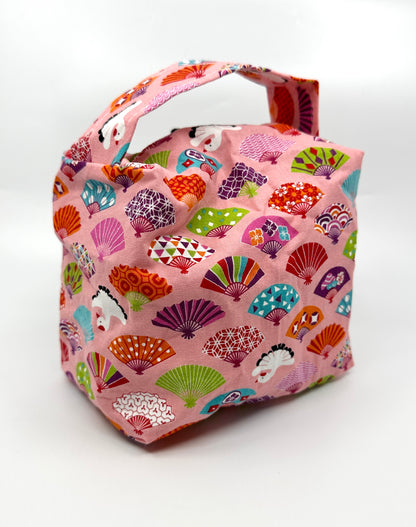 Small Box Bag | Japanese Motifs | Bags Made in Alberta, Canada, from Japanese Fabrics