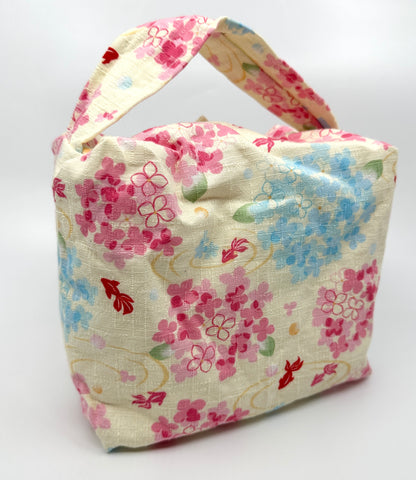 Small Box Bag | Japanese Motifs | Bags Made in Alberta, Canada, from Japanese Fabrics