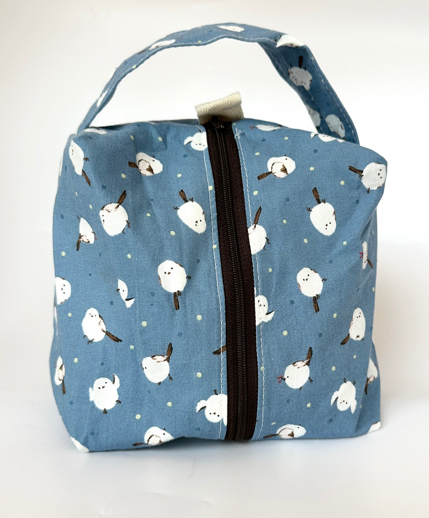 Small Box Bag | All the Other Animals | Project and Makeup Bags Made in Alberta, Canada, from Hand-Selected Japanese Fabrics