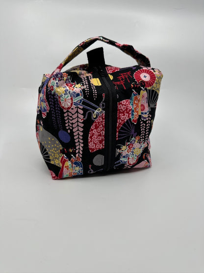 Small Box Bag | Japanese Motifs | Bags Made in Alberta, Canada, from Japanese Fabrics