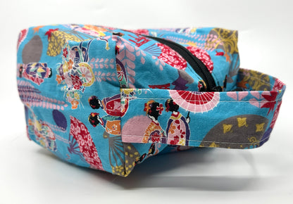 Small Box Bag | Japanese Motifs | Bags Made in Alberta, Canada, from Japanese Fabrics