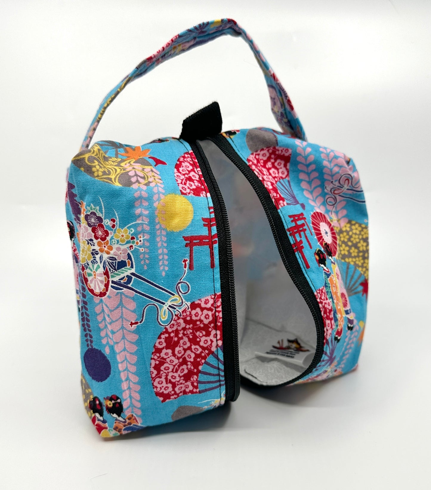 Small Box Bag | Japanese Motifs | Bags Made in Alberta, Canada, from Japanese Fabrics