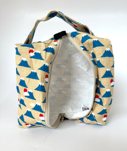 Small Box Bag | Japanese Motifs | Bags Made in Alberta, Canada, from Japanese Fabrics