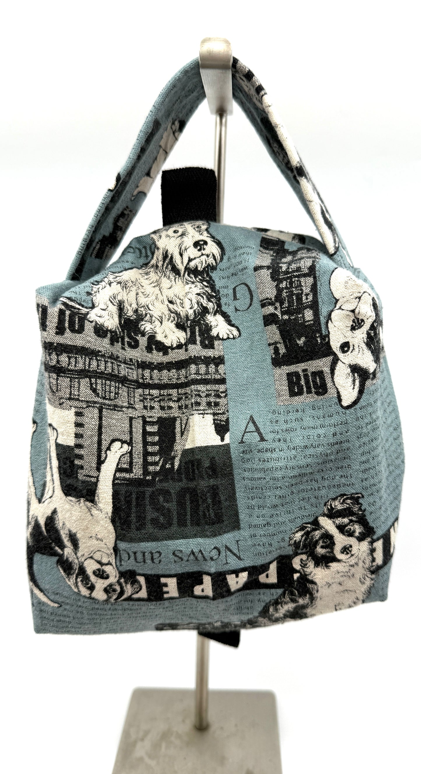 Small Box Bag | Dogs | Bags Made in Alberta, Canada, from Hand-Selected Japanese Fabrics