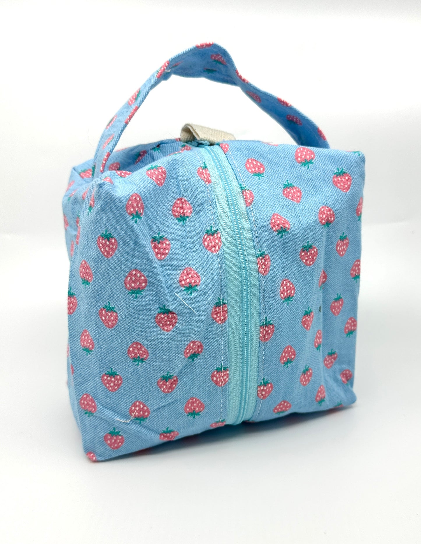 Small Box Bag | Food | Project or Makeup Bags Made from Hand-Selected Japanese Fabrics