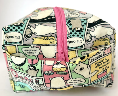 Small Box Bag | Quirky Japan | Project Bags Made from Japanese Fabrics Hand-Picked in Kyoto and Tokyo, Japan