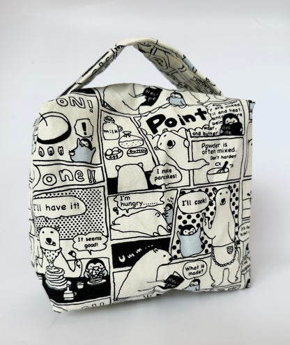 Small Box Bag | Quirky Japan | Project Bags Made from Japanese Fabrics Hand-Picked in Kyoto and Tokyo, Japan