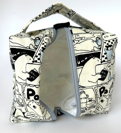 Small Box Bag | Quirky Japan | Project Bags Made from Japanese Fabrics Hand-Picked in Kyoto and Tokyo, Japan