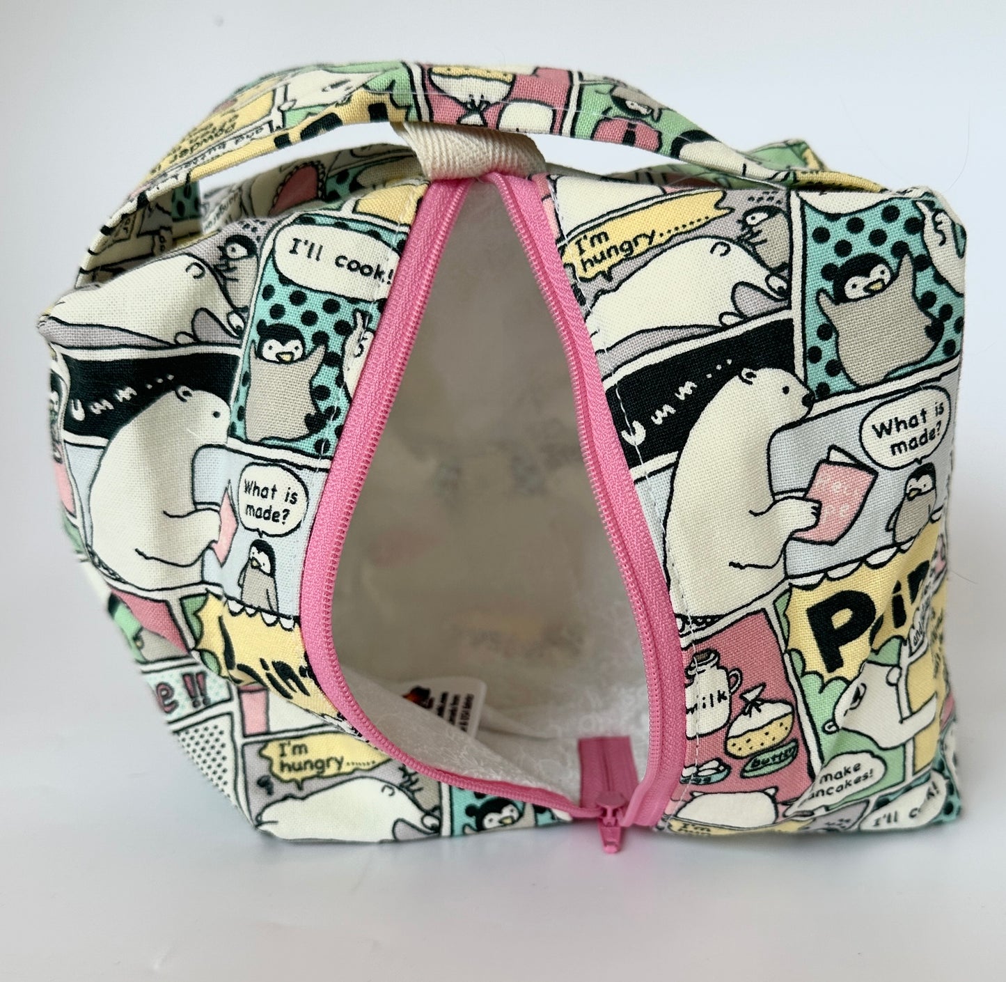 Small Box Bag | Quirky Japan | Project Bags Made from Japanese Fabrics Hand-Picked in Kyoto and Tokyo, Japan