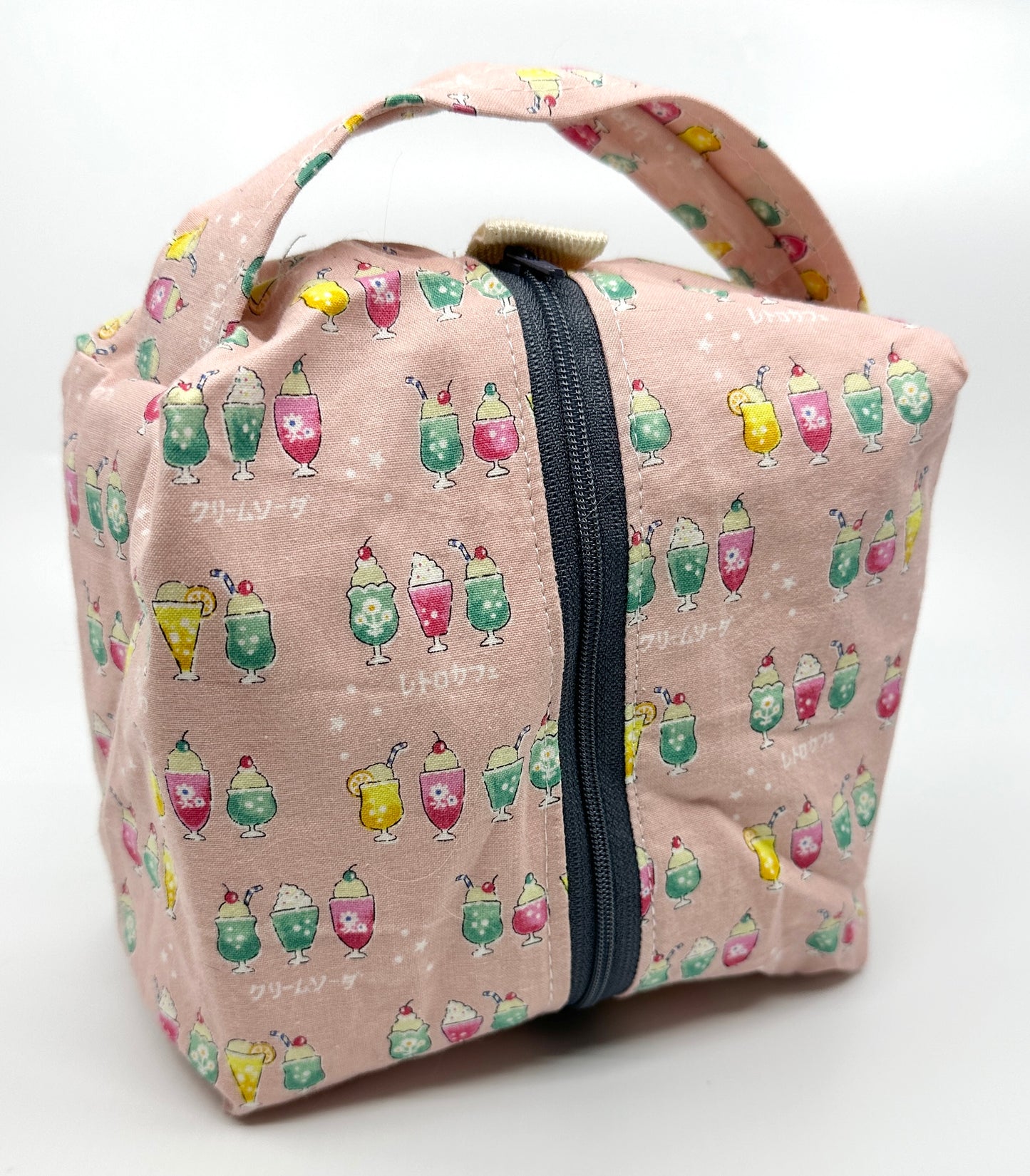 Small Box Bag | Food | Project or Makeup Bags Made from Hand-Selected Japanese Fabrics