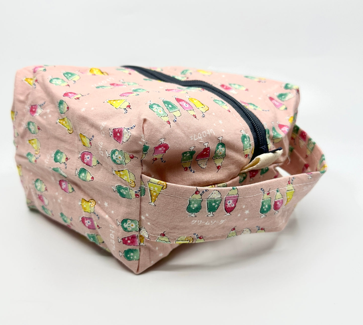 Small Box Bag | Food | Project or Makeup Bags Made from Hand-Selected Japanese Fabrics