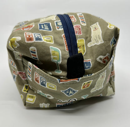 Small Box Bag | Dogs | Bags Made in Alberta, Canada, from Hand-Selected Japanese Fabrics