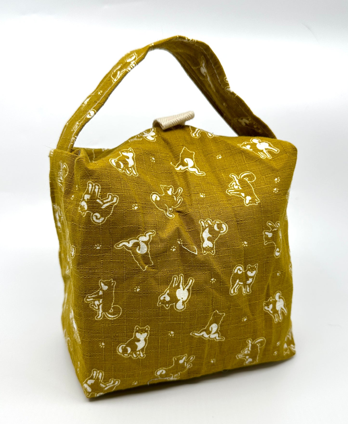 Small Box Bag | Dogs | Bags Made in Alberta, Canada, from Hand-Selected Japanese Fabrics