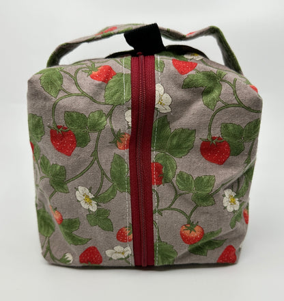 Small Box Bag | Food | Project or Makeup Bags Made from Hand-Selected Japanese Fabrics