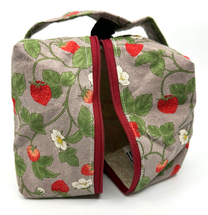 Small Box Bag | Food | Project or Makeup Bags Made from Hand-Selected Japanese Fabrics