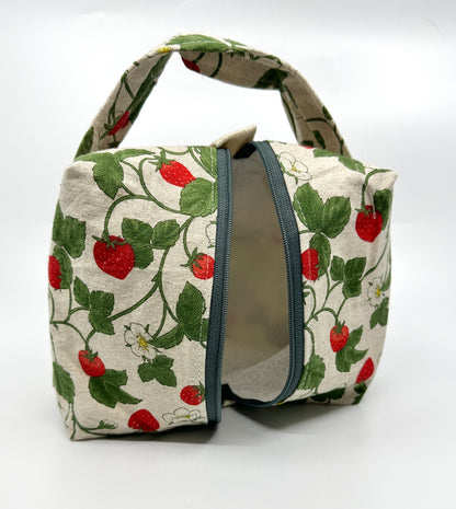 Small Box Bag | Food | Project or Makeup Bags Made from Hand-Selected Japanese Fabrics