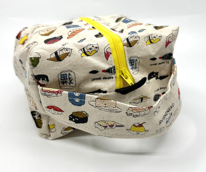 Small Box Bag | Cats | Japanese Fabrics from Japan, Bags Made in Alberta, Canada