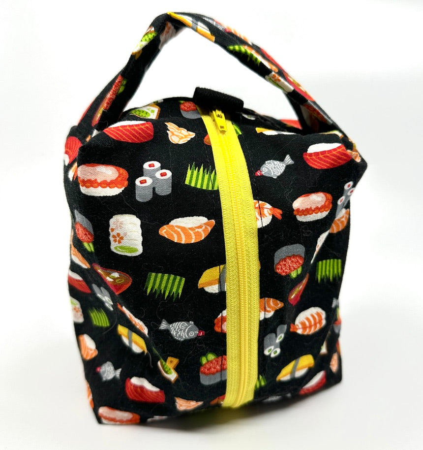 Small Box Bag | Food | Project or Makeup Bags Made from Hand-Selected Japanese Fabrics