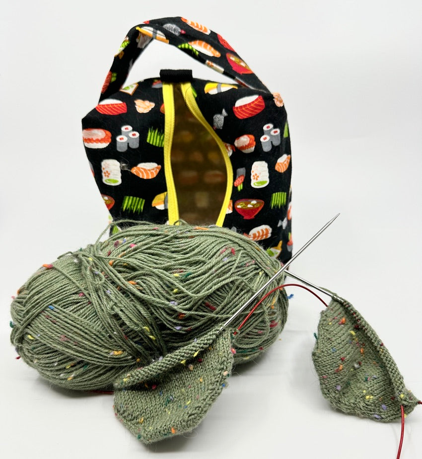 Small Box Bag | Food | Project or Makeup Bags Made from Hand-Selected Japanese Fabrics