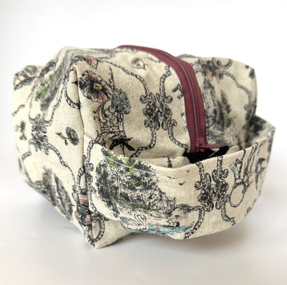 Small Box Bag | Quirky Japan | Project Bags Made from Japanese Fabrics Hand-Picked in Kyoto and Tokyo, Japan