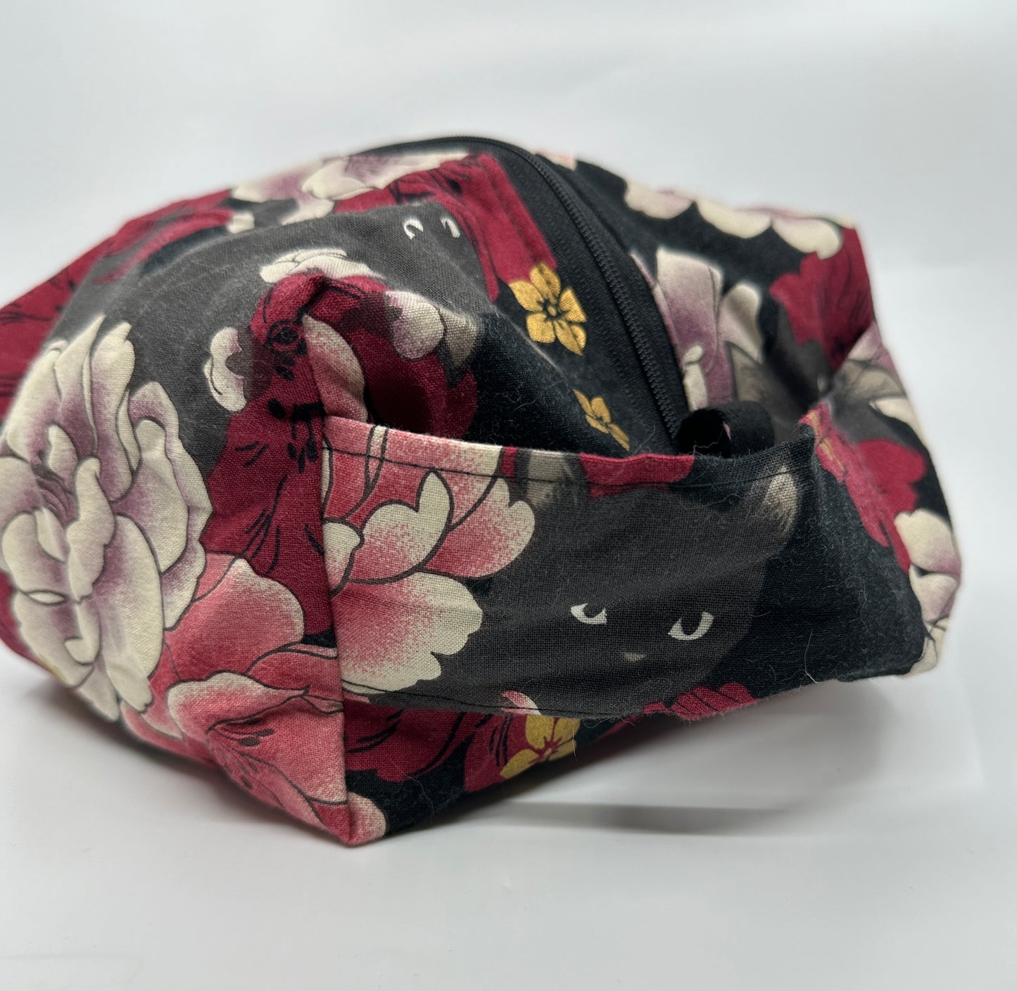 Small Box Bag | Cats | Japanese Fabrics from Japan, Bags Made in Alberta, Canada