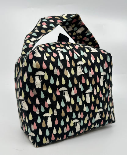 Small Box Bag | Quirky Japan | Project Bags Made from Japanese Fabrics Hand-Picked in Kyoto and Tokyo, Japan