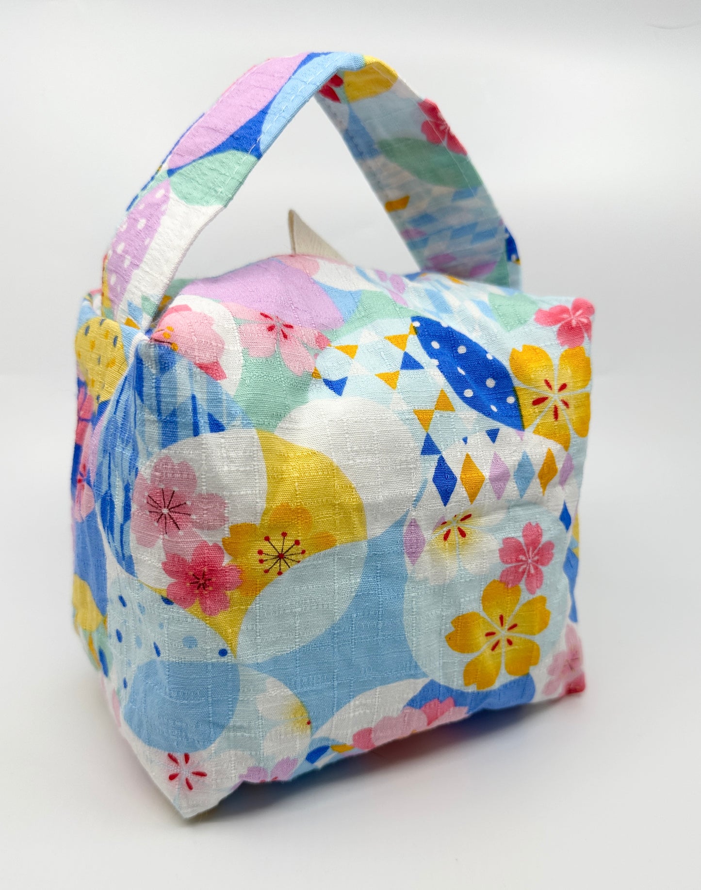 Small Box Bag | Japanese Motifs | Bags Made in Alberta, Canada, from Japanese Fabrics