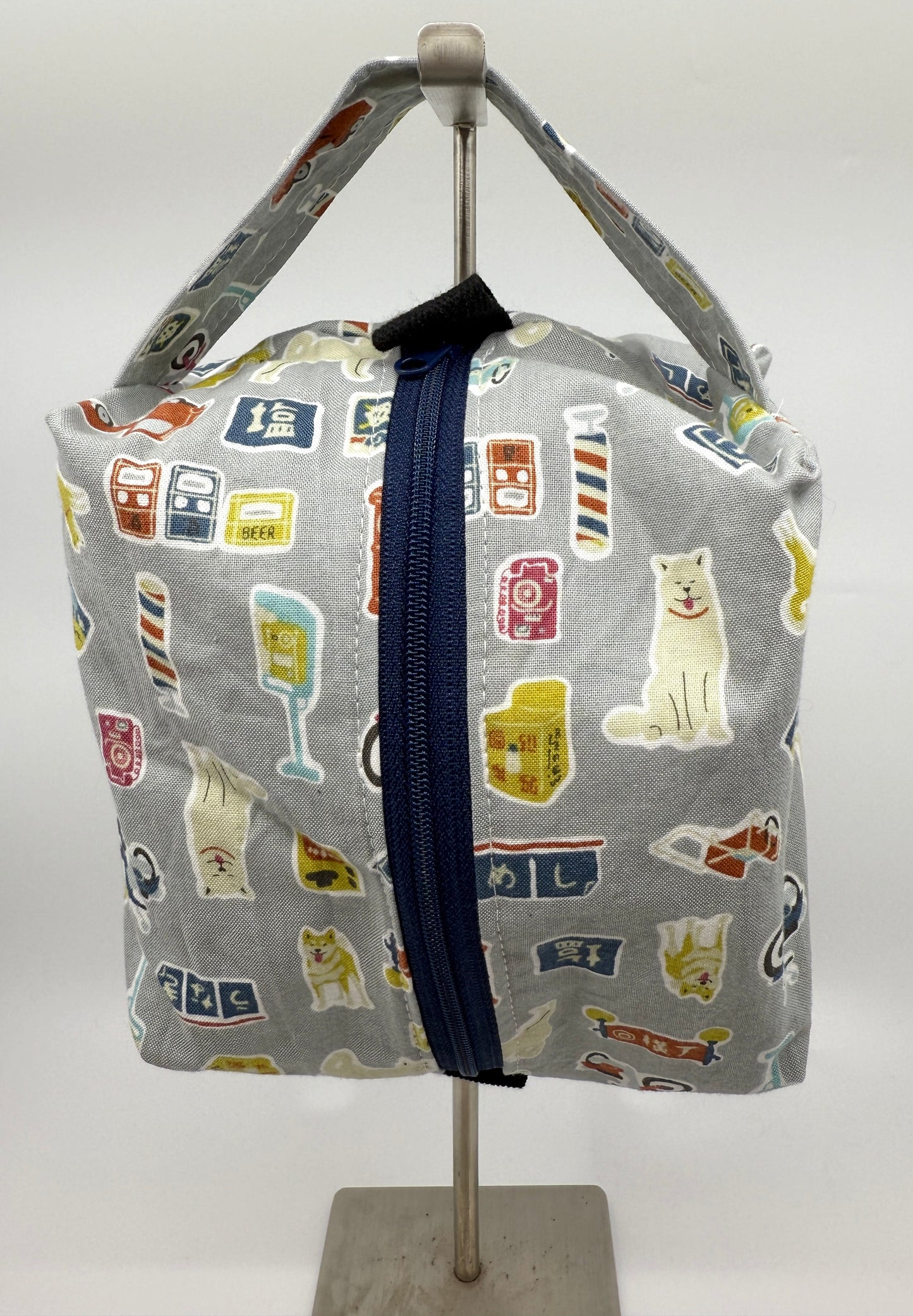 Small Box Bag | Dogs | Bags Made in Alberta, Canada, from Hand-Selected Japanese Fabrics