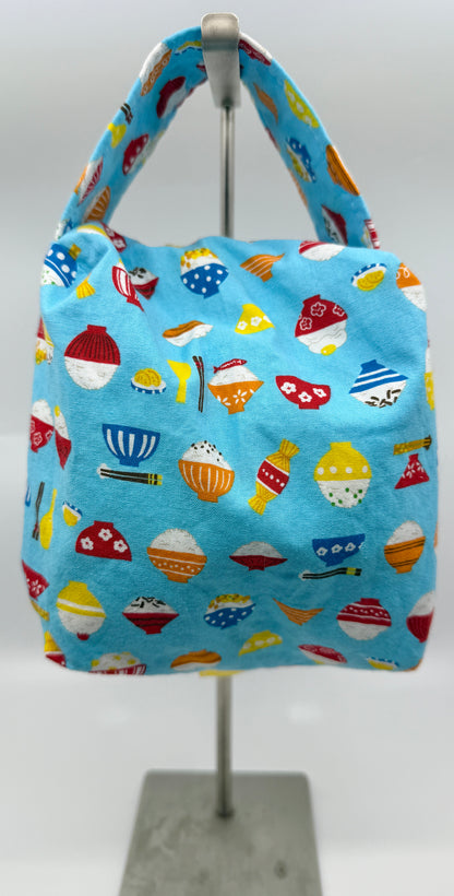 Small Box Bag | Food | Project or Makeup Bags Made from Hand-Selected Japanese Fabrics