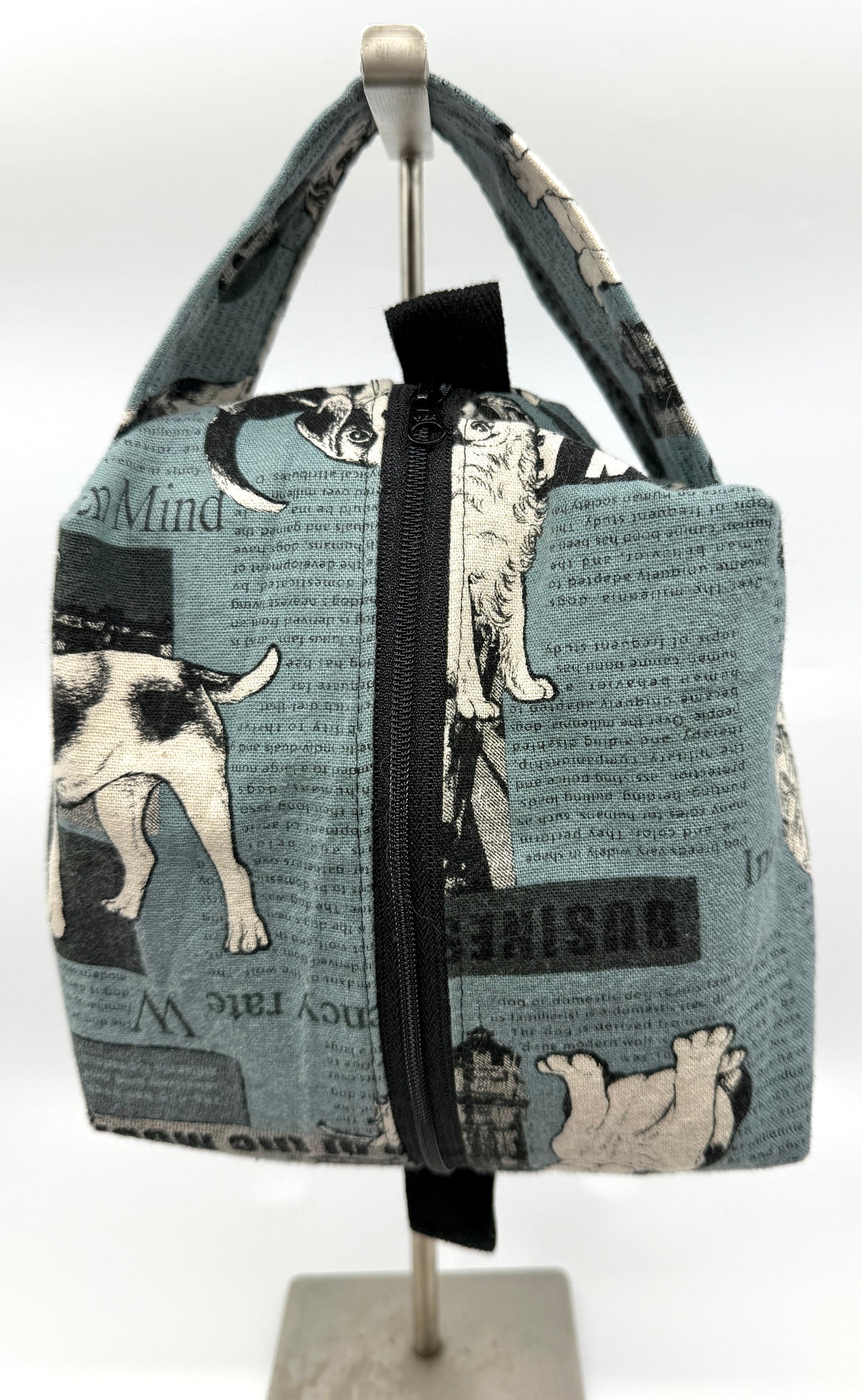 Small Box Bag | Dogs | Bags Made in Alberta, Canada, from Hand-Selected Japanese Fabrics