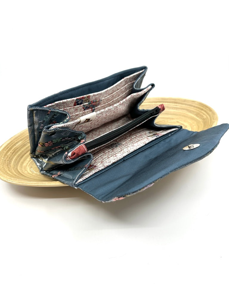 Upcycled Obi and Kimono Necessary Clutch Wallet