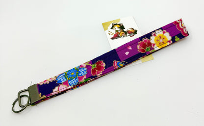 Wristlet | Keyfob | Japanese Fabric Accessory Made in Alberta, Canada