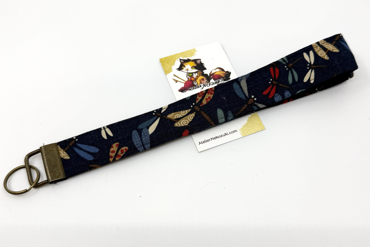 Wristlet | Keyfob | Japanese Fabric Accessory Made in Alberta, Canada