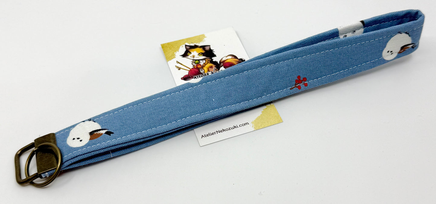 Wristlet | Keyfob | Japanese Fabric Accessory Made in Alberta, Canada