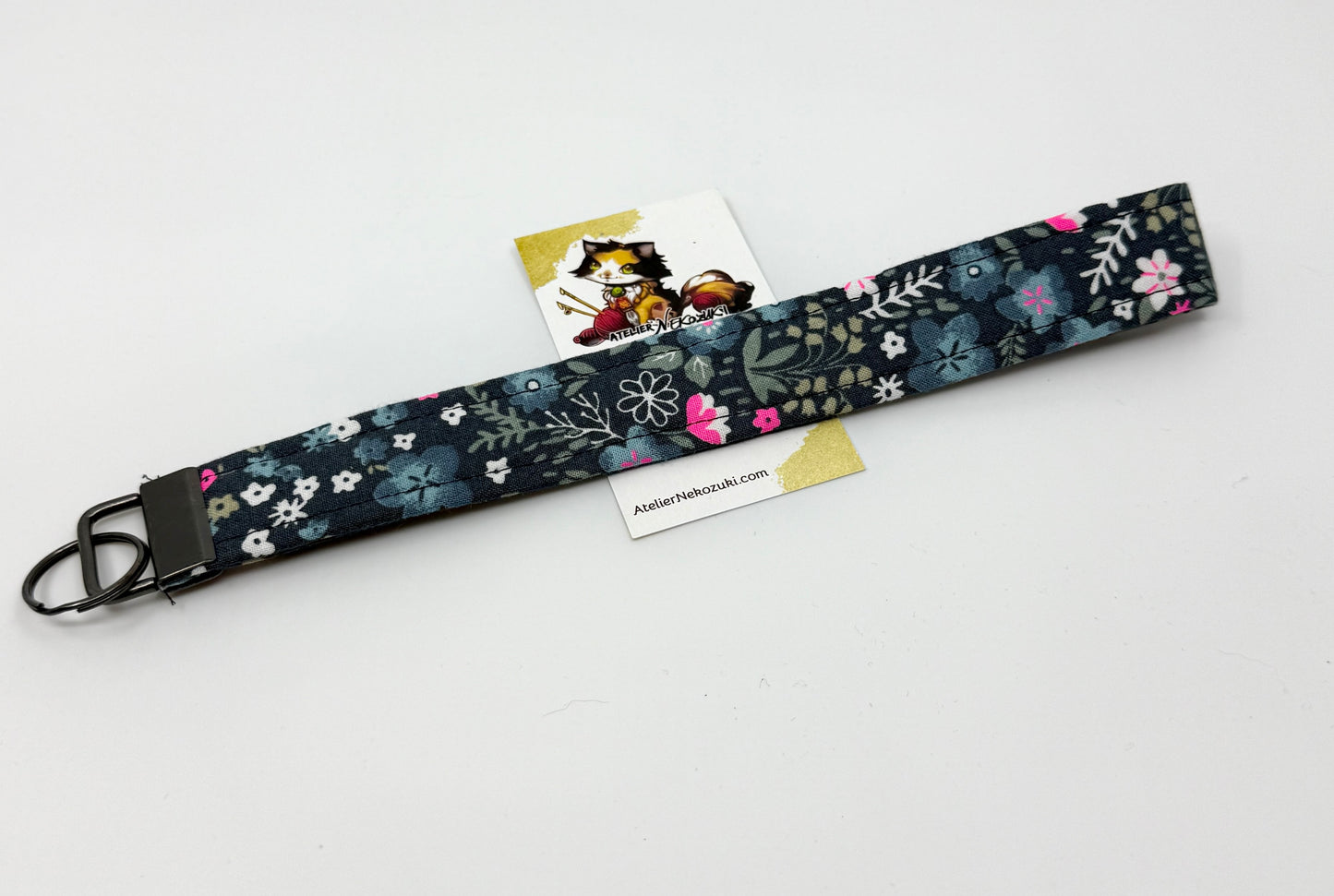 Wristlet | Keyfob | Japanese Fabric Accessory Made in Alberta, Canada