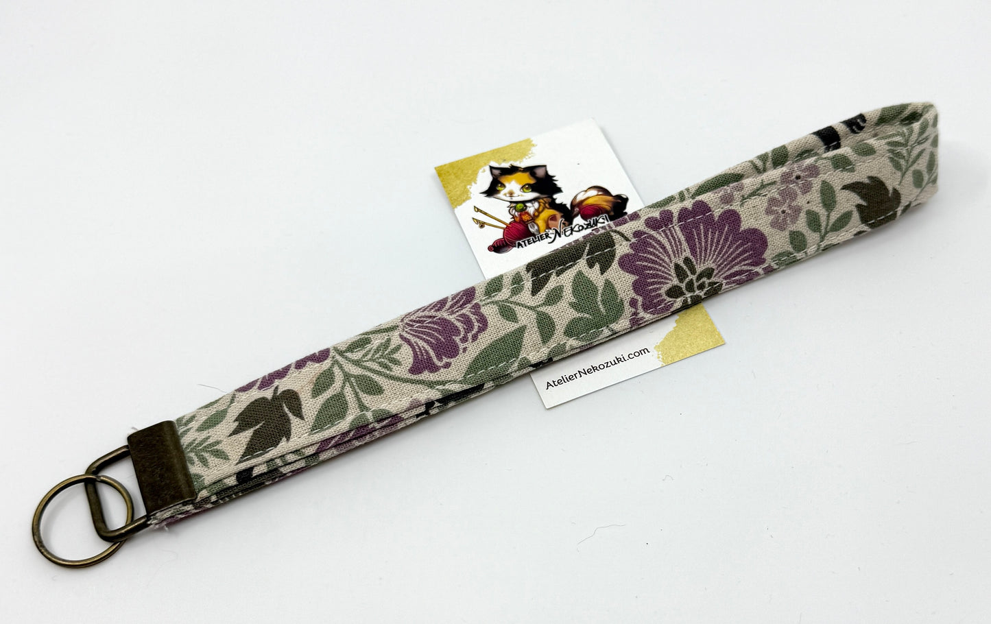 Wristlet | Keyfob | Japanese Fabric Accessory Made in Alberta, Canada