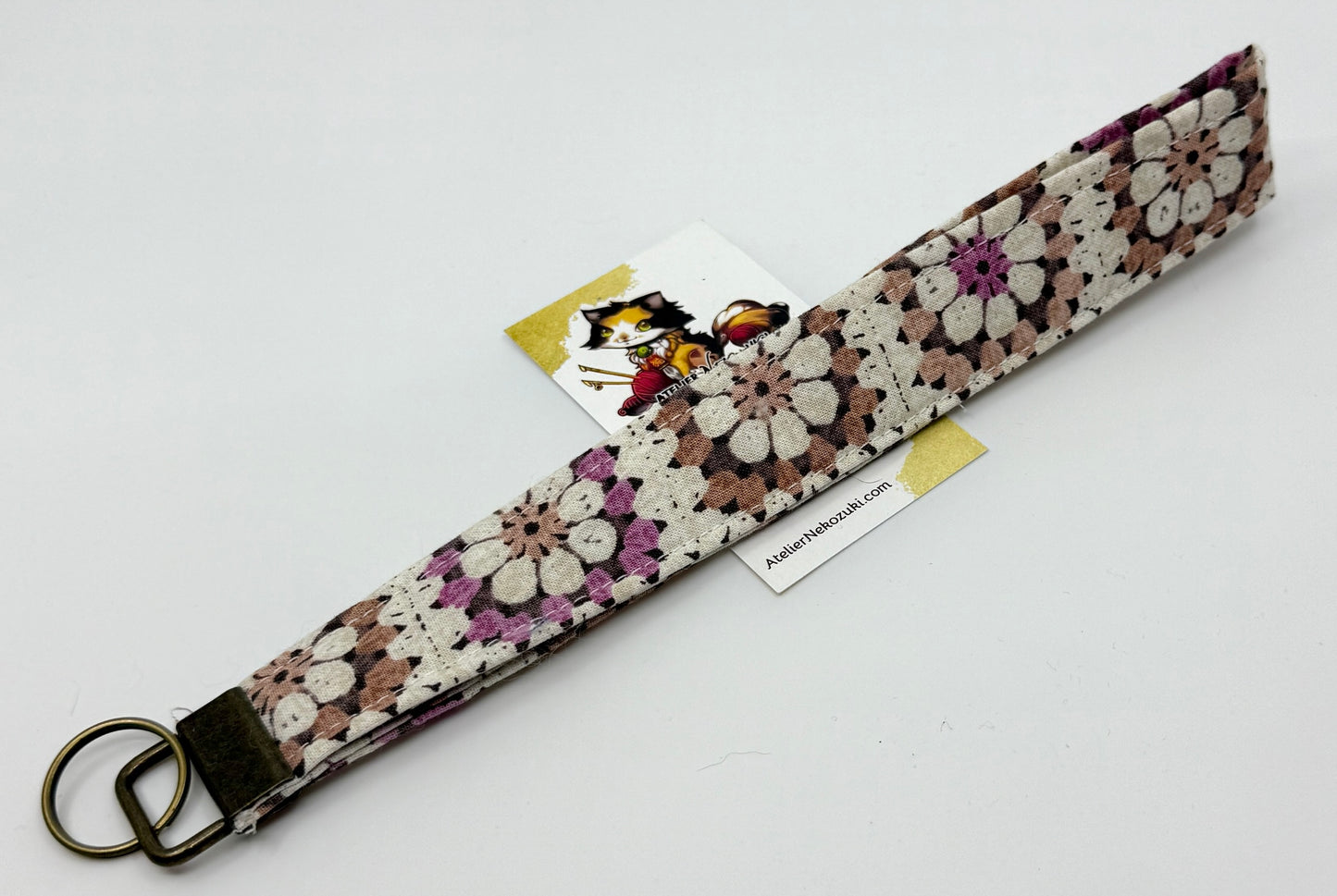 Wristlet | Keyfob | Japanese Fabric Accessory Made in Alberta, Canada