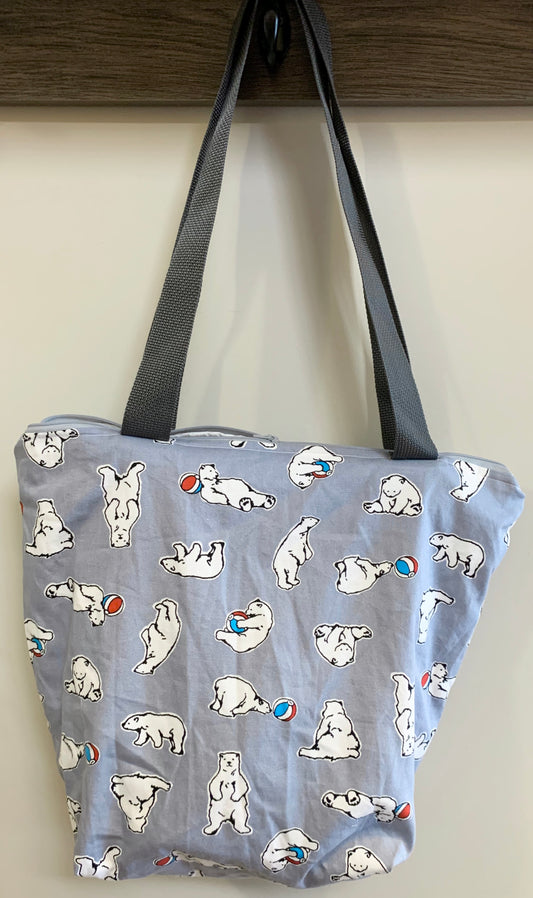 Big Bag | Polar Bears on Grey